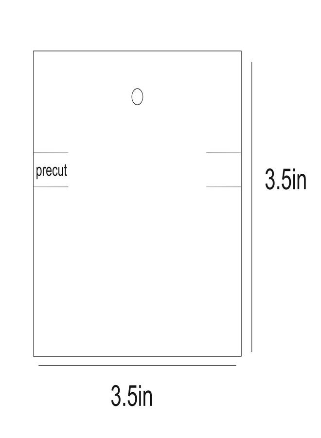 Zenomia Bracelet Jewelery Display Card Rakhi card, Chaqin Display Card 50pcs 3.5 x 3.5in - Image 4